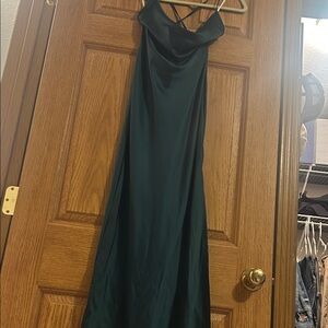 Elegant Dark Green Maxi Dress